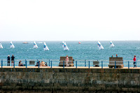 Olympics at Weymouth, still waiting for the crowds to descend.