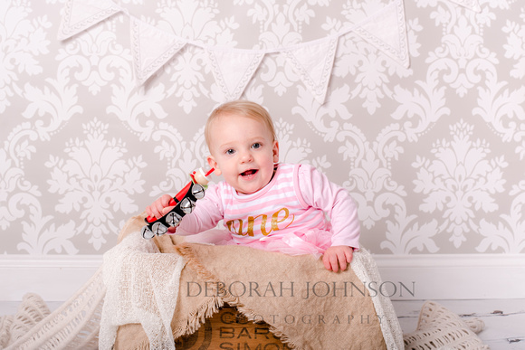 13 - Mathilde Griffin celebrates her first birthday at The Studio Upstairs, Ilminster.
