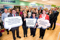 The Mid-Counties Co-operative hosted an event at their Coleford store to honour local groups who have received grants of up to £2000 along with recipients of carrier bag money raised in store.