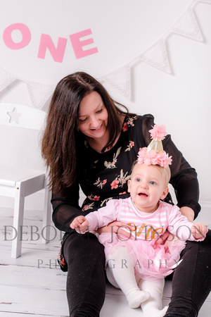 52 - Mathilde Griffin celebrates her first birthday at The Studio Upstairs, Ilminster.