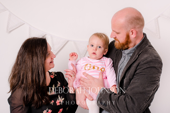 69 - Mathilde Griffin celebrates her first birthday at The Studio Upstairs, Ilminster.