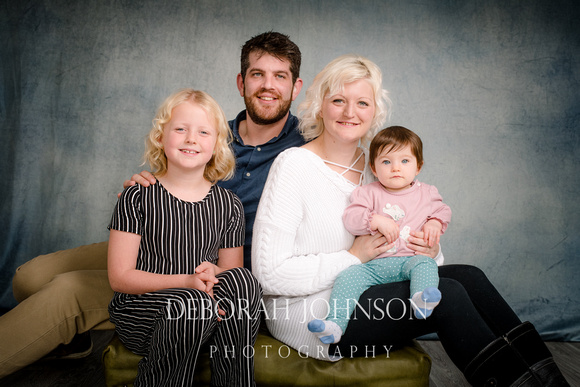 Freddie Fennel and family, Studio Upstairs family photo shoot with photographer Deborah Johnson, Ilminster, Somerset.