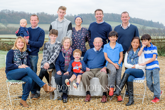Ed Morgan and family, christmas 2018