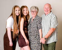 Val Gooding and family at home in Ilminster