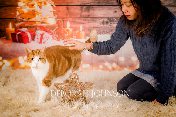 Christmas Mini session with leigh-Lin and Pixie