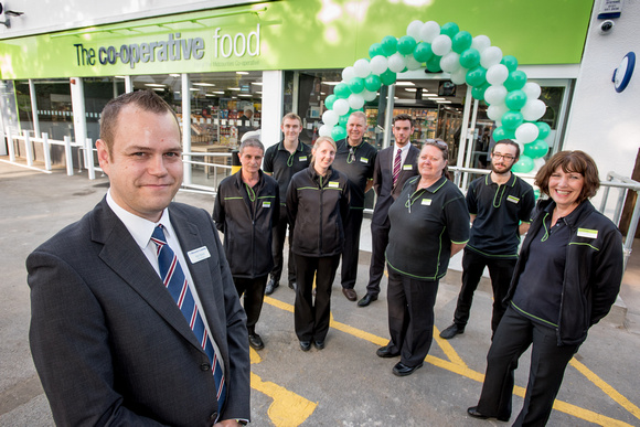The Midcounties Co-operative relaunches a new look convenience store in Leckhampton.